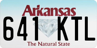 AR license plate 641KTL
