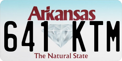 AR license plate 641KTM