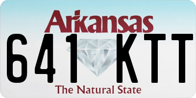 AR license plate 641KTT