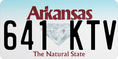 AR license plate 641KTV