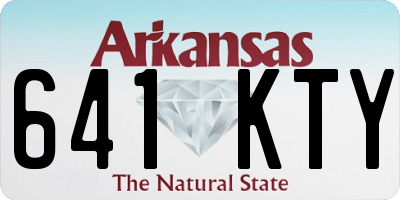 AR license plate 641KTY