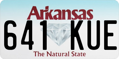 AR license plate 641KUE