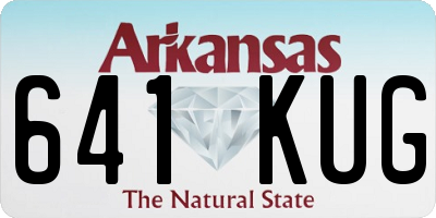 AR license plate 641KUG