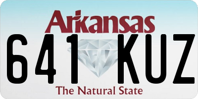AR license plate 641KUZ