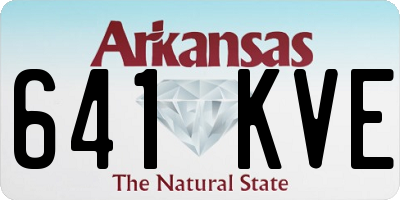 AR license plate 641KVE