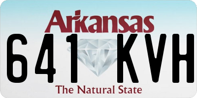 AR license plate 641KVH