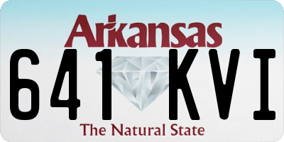 AR license plate 641KVI