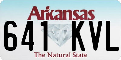 AR license plate 641KVL