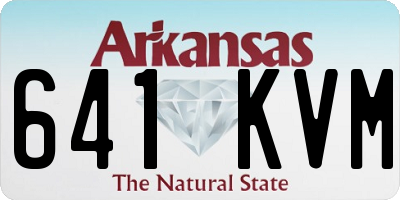 AR license plate 641KVM