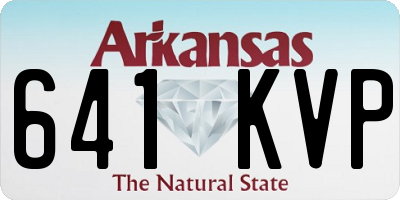 AR license plate 641KVP