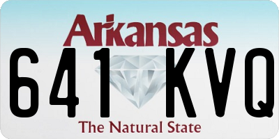AR license plate 641KVQ