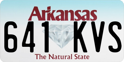 AR license plate 641KVS