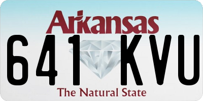 AR license plate 641KVU