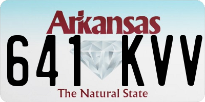 AR license plate 641KVV