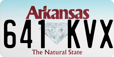 AR license plate 641KVX