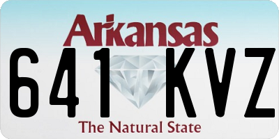 AR license plate 641KVZ