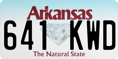 AR license plate 641KWD