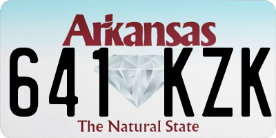 AR license plate 641KZK