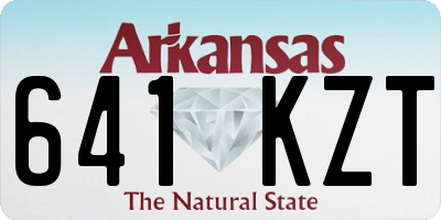 AR license plate 641KZT