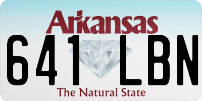 AR license plate 641LBN