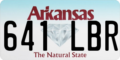 AR license plate 641LBR