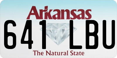 AR license plate 641LBU