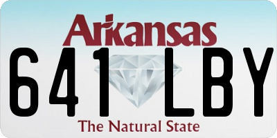 AR license plate 641LBY