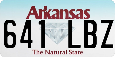 AR license plate 641LBZ