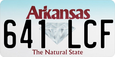 AR license plate 641LCF