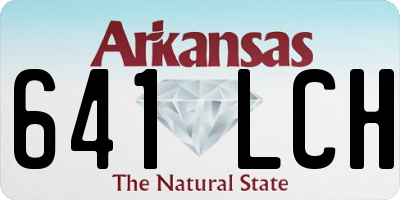 AR license plate 641LCH