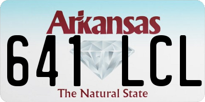 AR license plate 641LCL