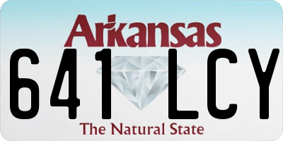 AR license plate 641LCY