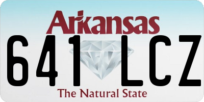 AR license plate 641LCZ