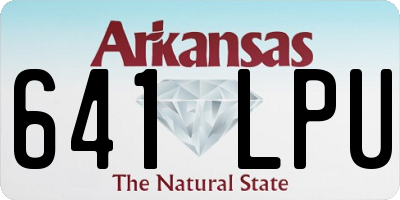 AR license plate 641LPU