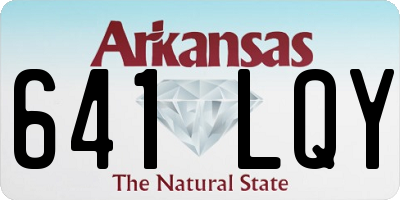 AR license plate 641LQY