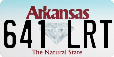 AR license plate 641LRT