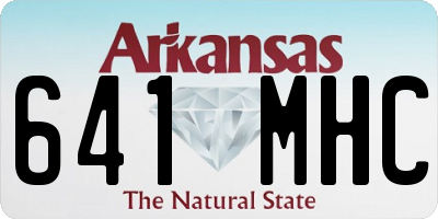 AR license plate 641MHC