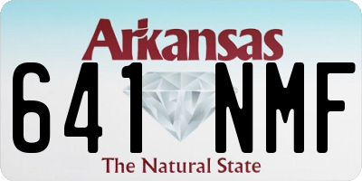 AR license plate 641NMF