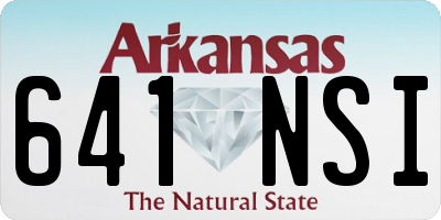 AR license plate 641NSI