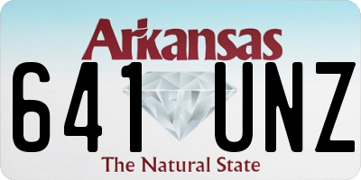 AR license plate 641UNZ