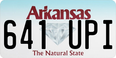 AR license plate 641UPI