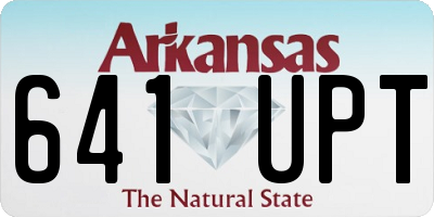 AR license plate 641UPT