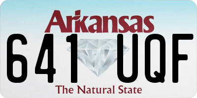 AR license plate 641UQF