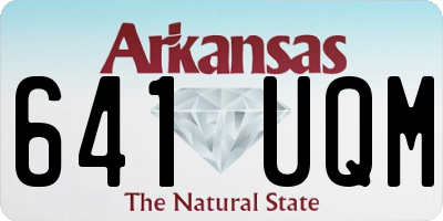 AR license plate 641UQM