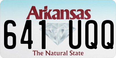 AR license plate 641UQQ