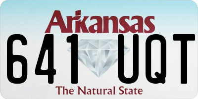 AR license plate 641UQT