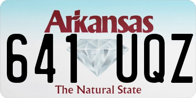 AR license plate 641UQZ