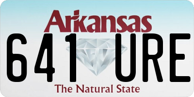 AR license plate 641URE