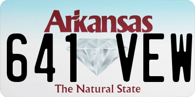 AR license plate 641VEW