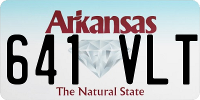 AR license plate 641VLT